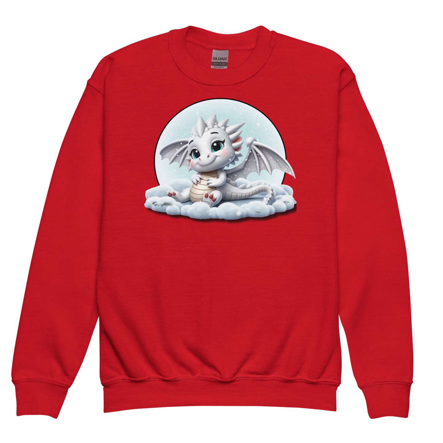 White Dragon in the Clouds - Youth Sweatshirt