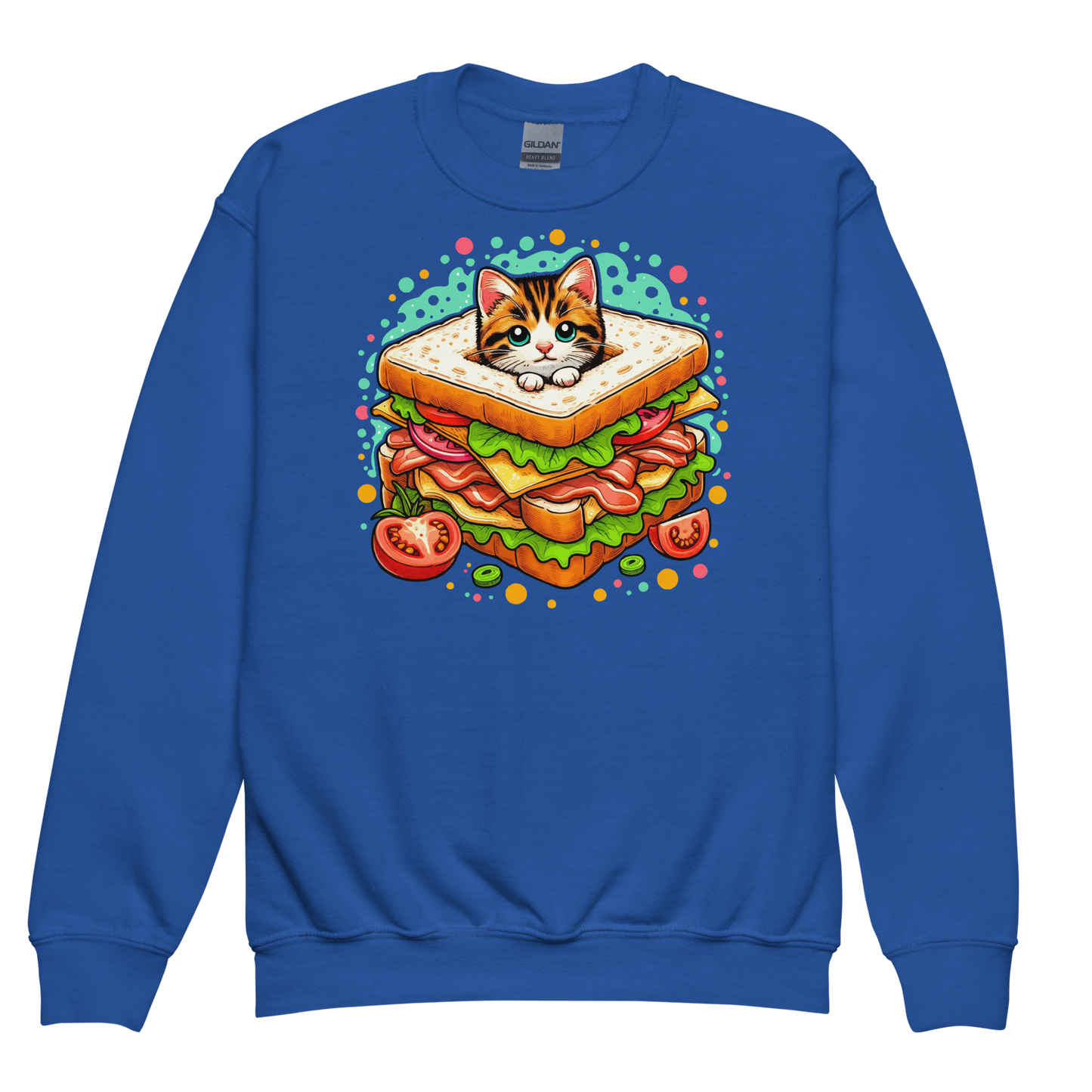 Kitten in a Sandwich - Youth Sweatshirt