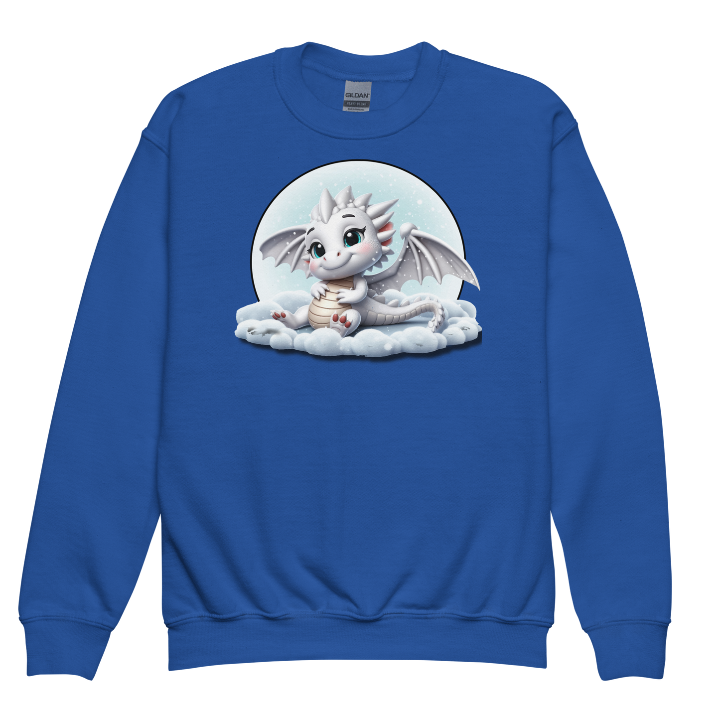 White Dragon in the Clouds - Youth Sweatshirt