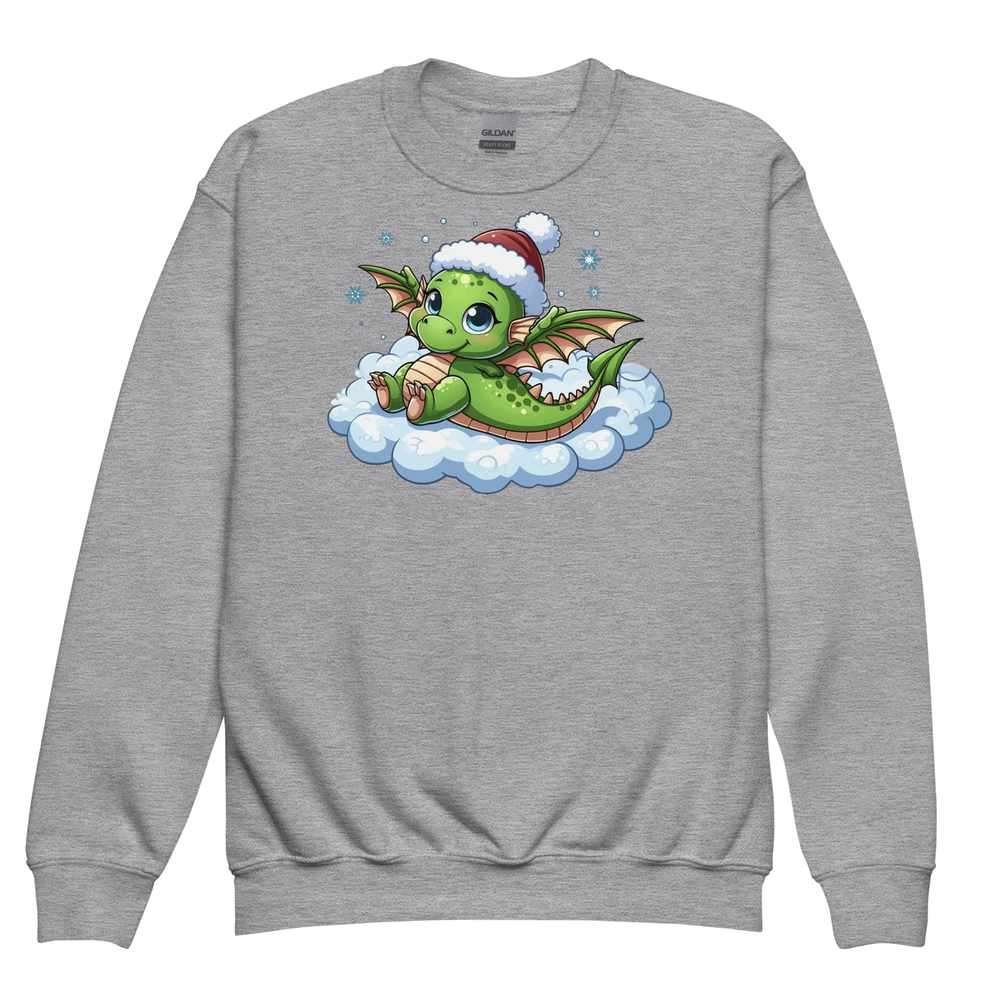 Green Dragon in the Clouds - Youth Sweatshirt