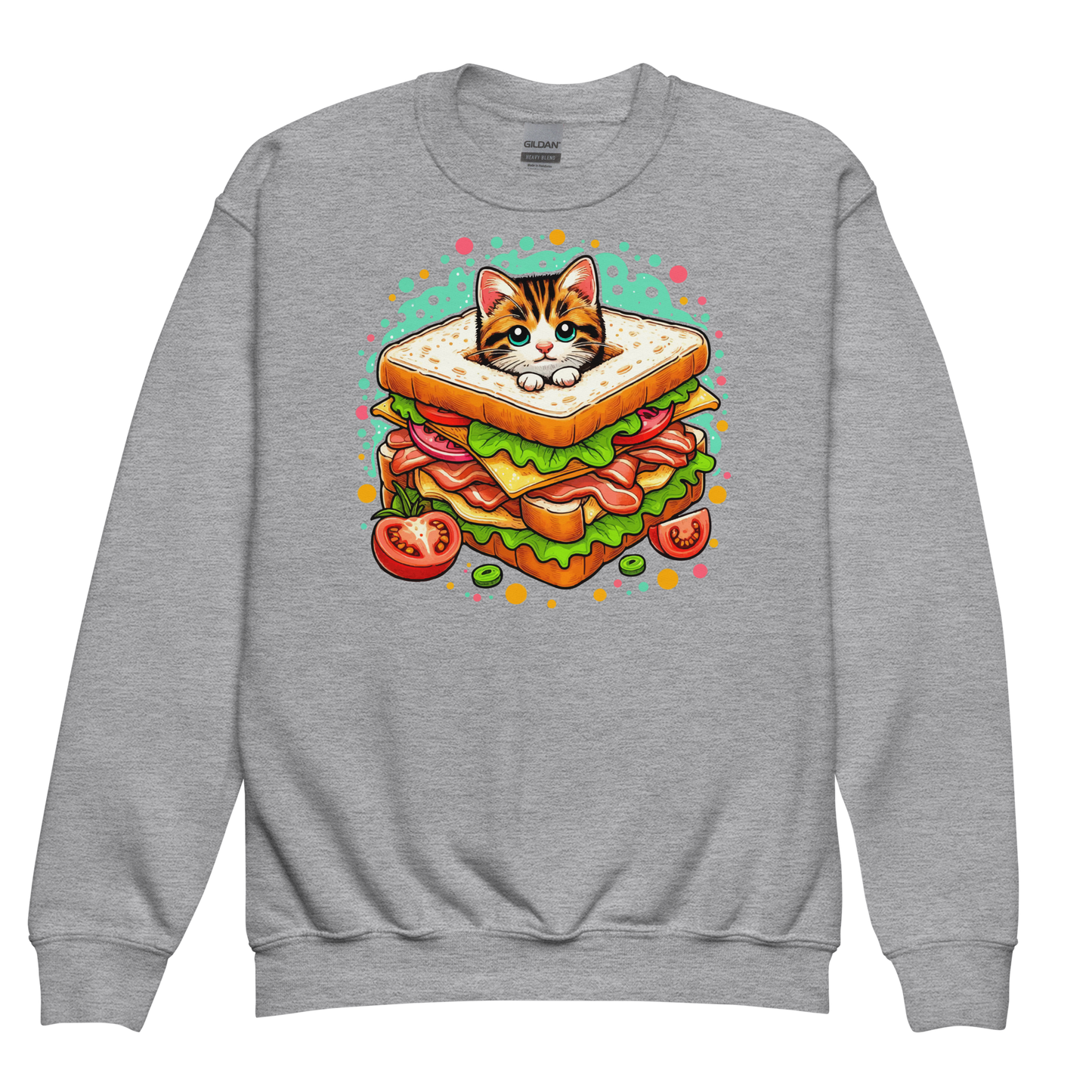 Kitten in a Sandwich - Youth Sweatshirt