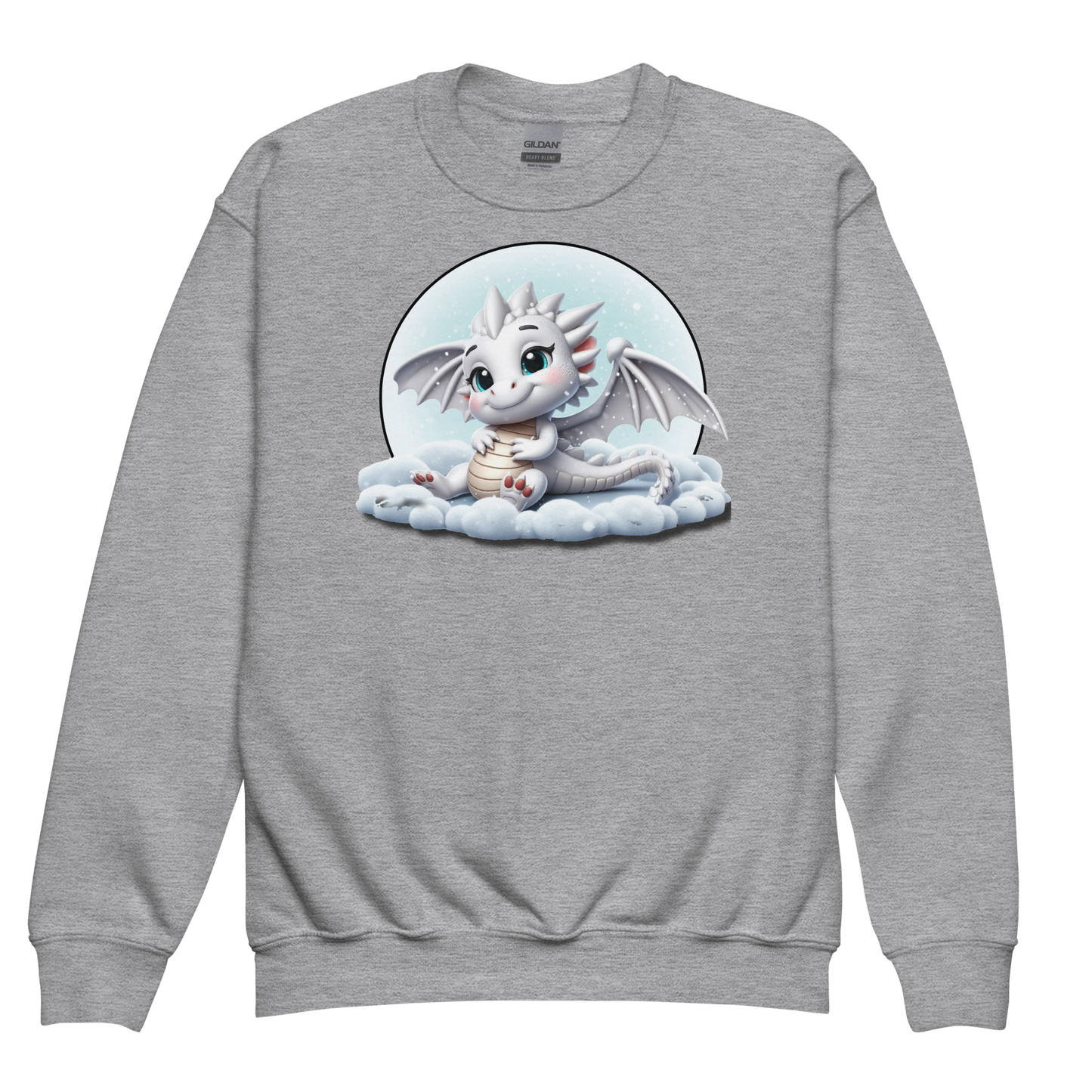 White Dragon in the Clouds - Youth Sweatshirt