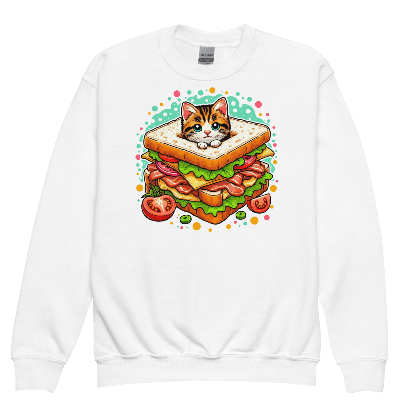 Kitten in a Sandwich - Youth Sweatshirt
