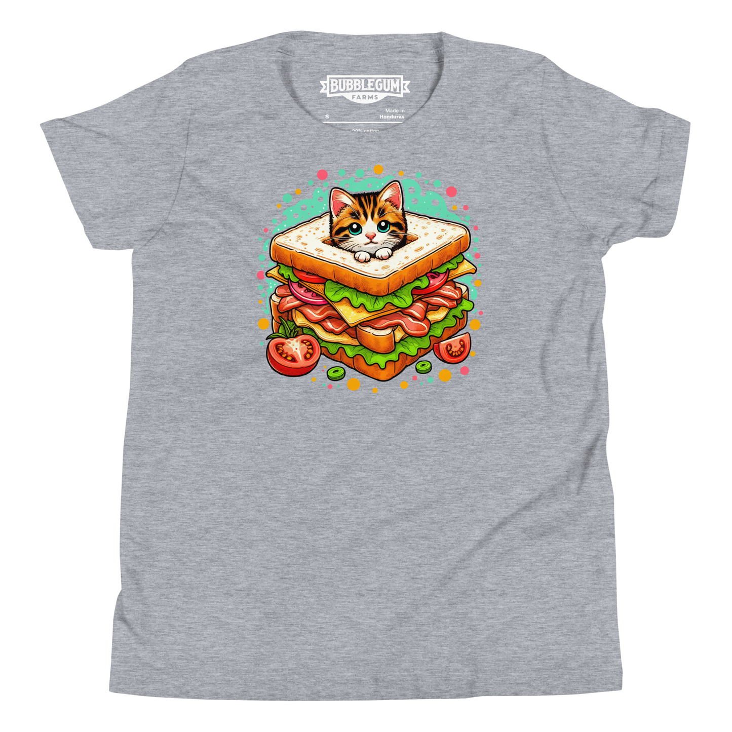 Kitten in a Sandwich - Youth Staple Tee