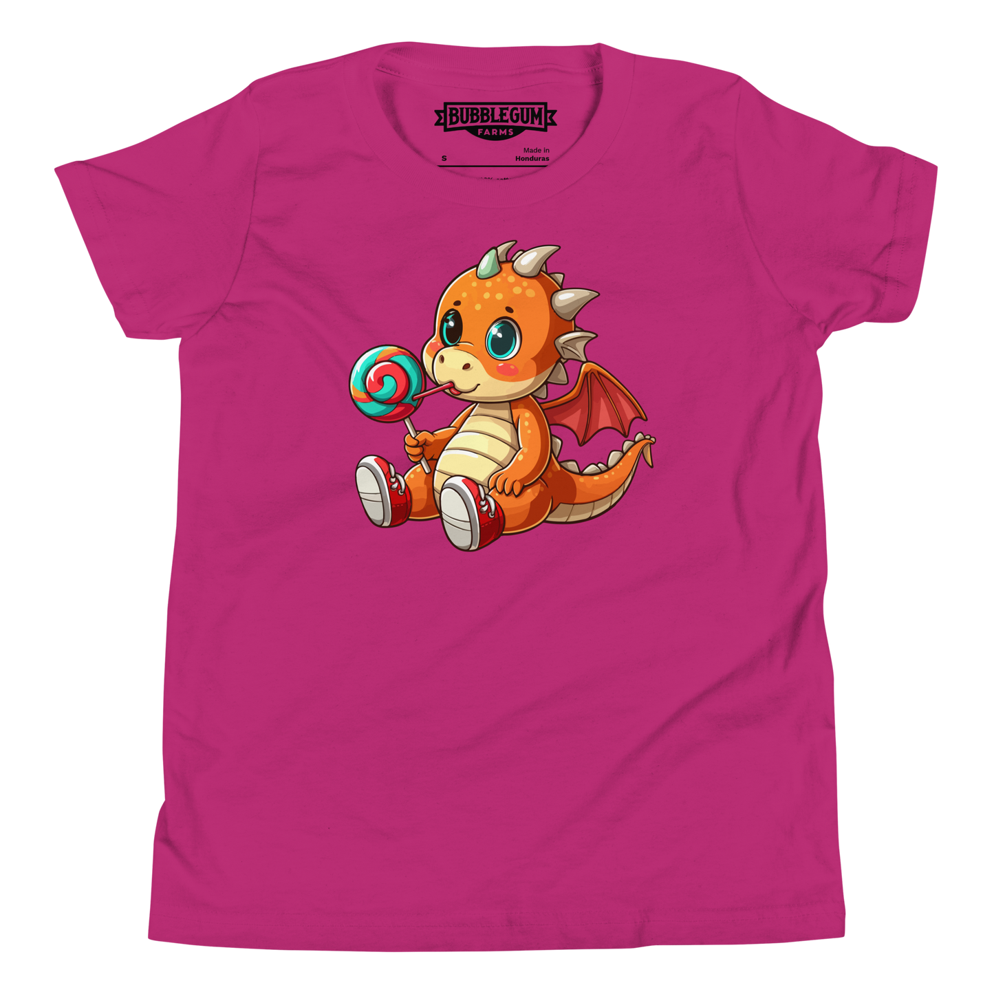 Baby Dragon with Lolipop - Youth Staple Tee