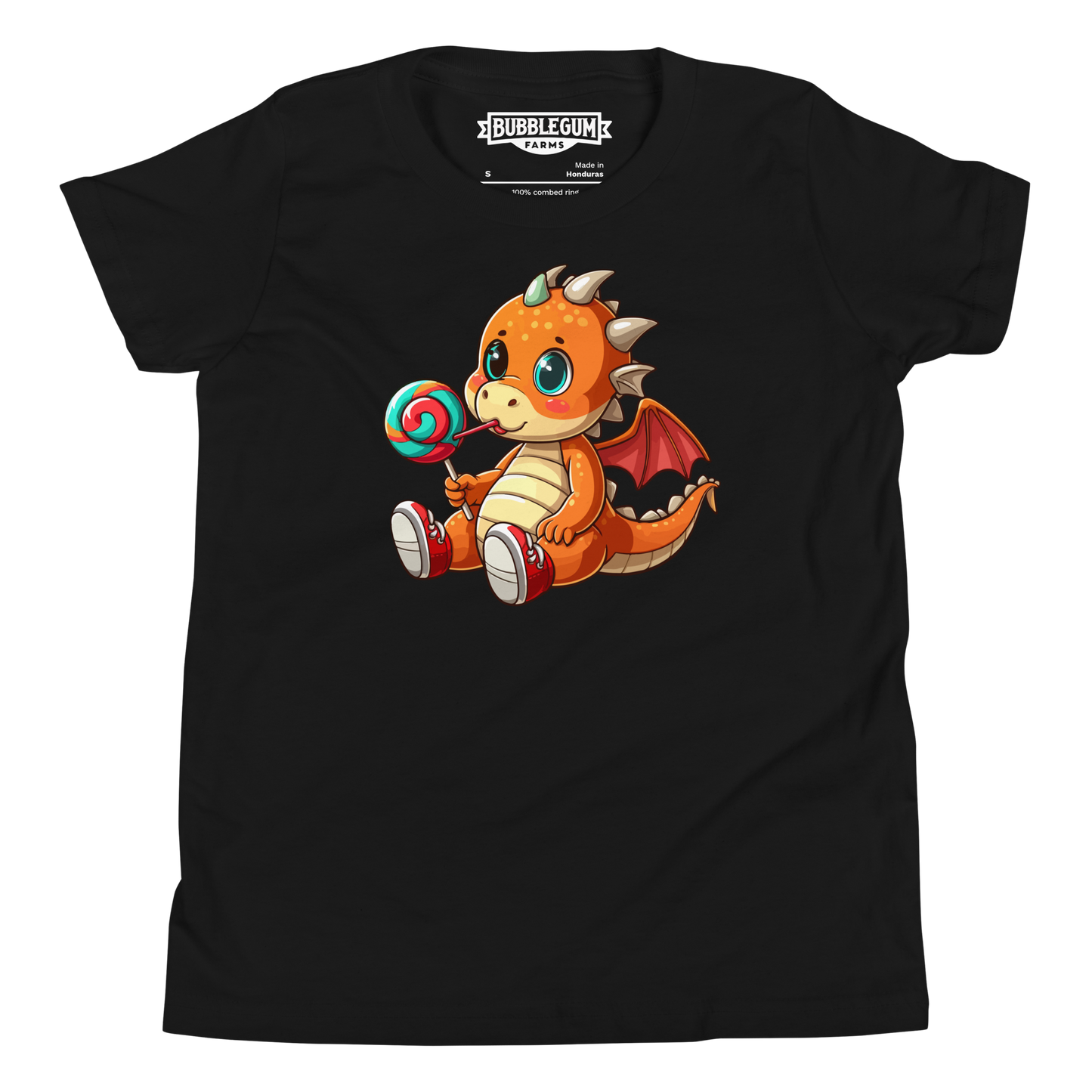 Baby Dragon with Lolipop - Youth Staple Tee