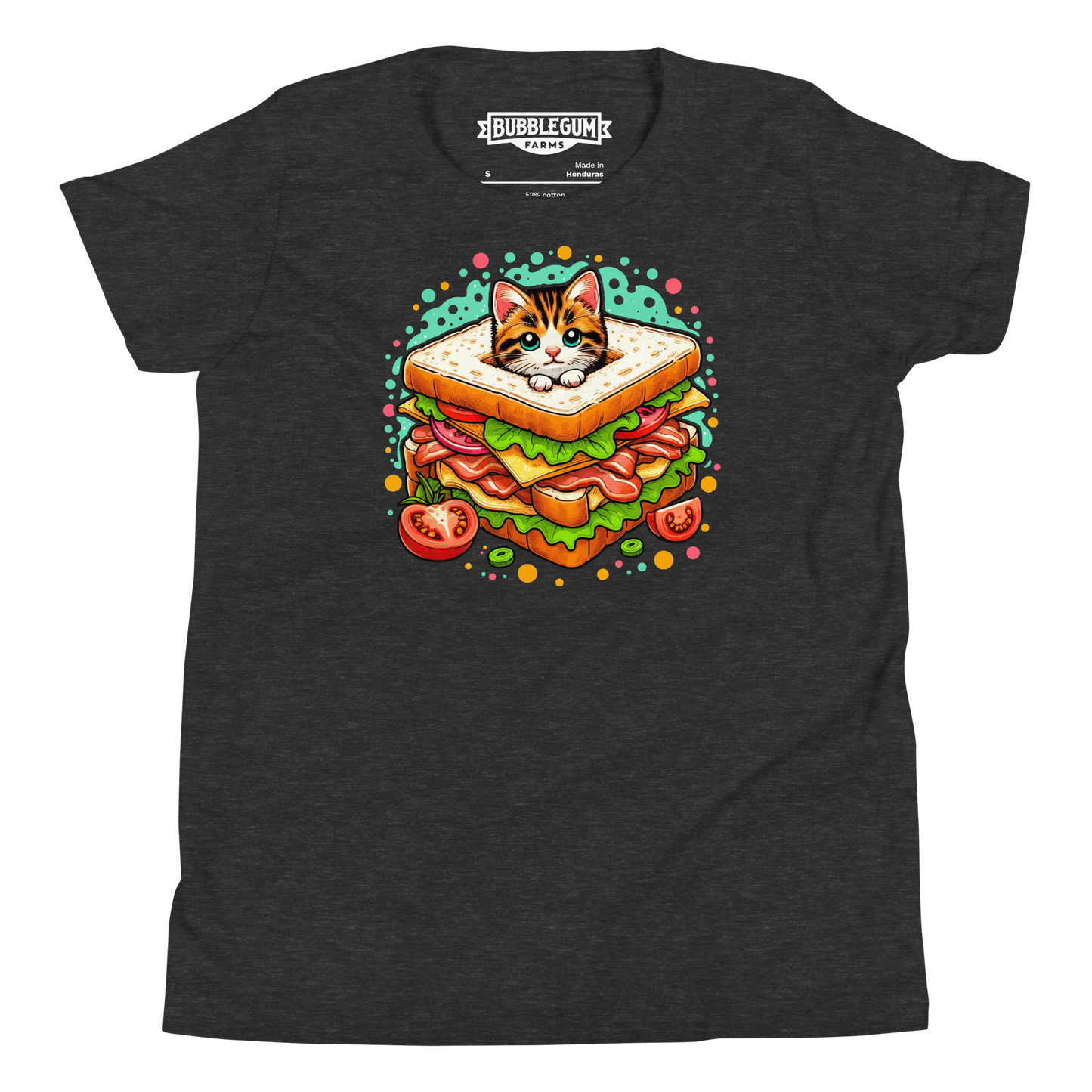 Kitten in a Sandwich - Youth Staple Tee