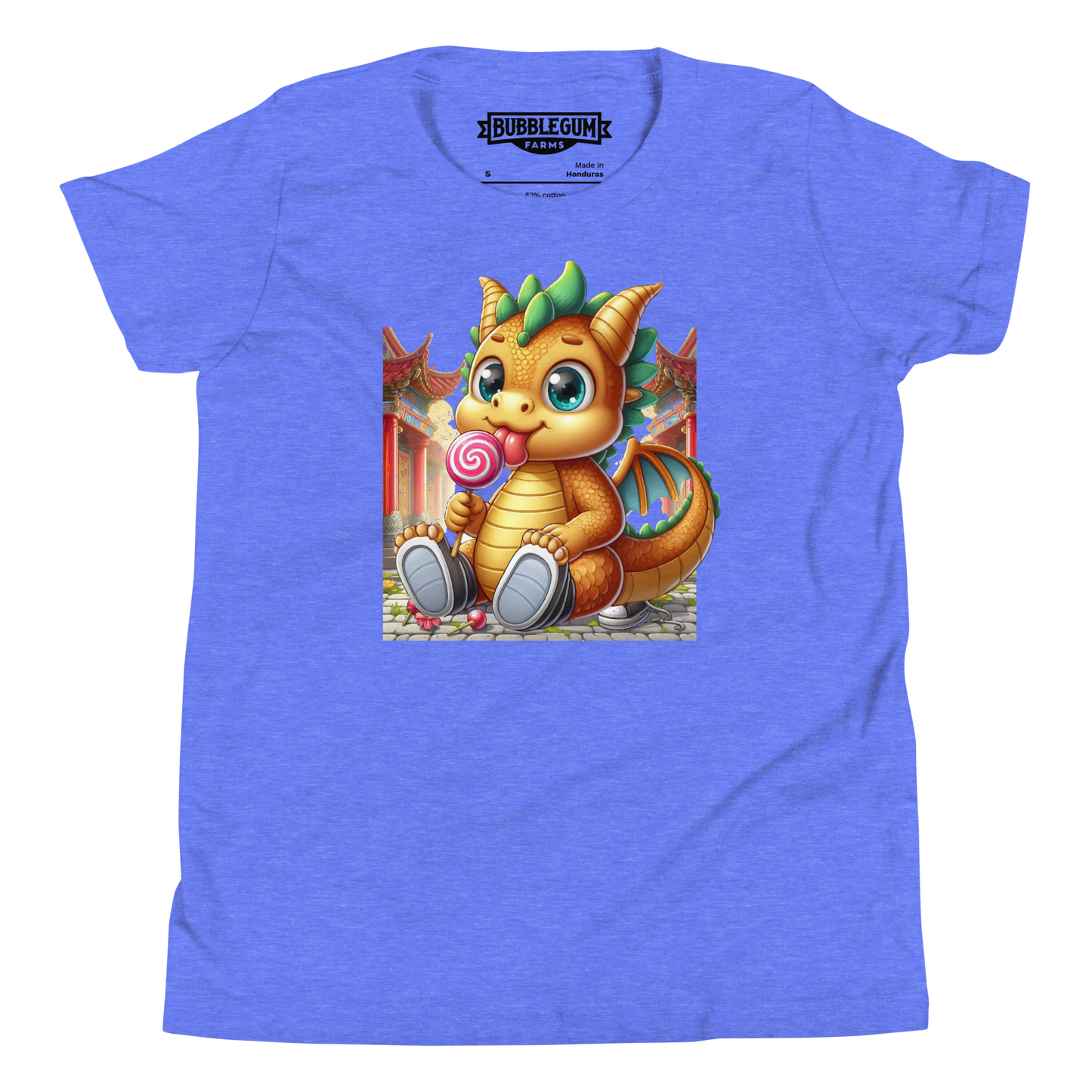 Dragon in Town with Lolipop - Youth Staple Tee