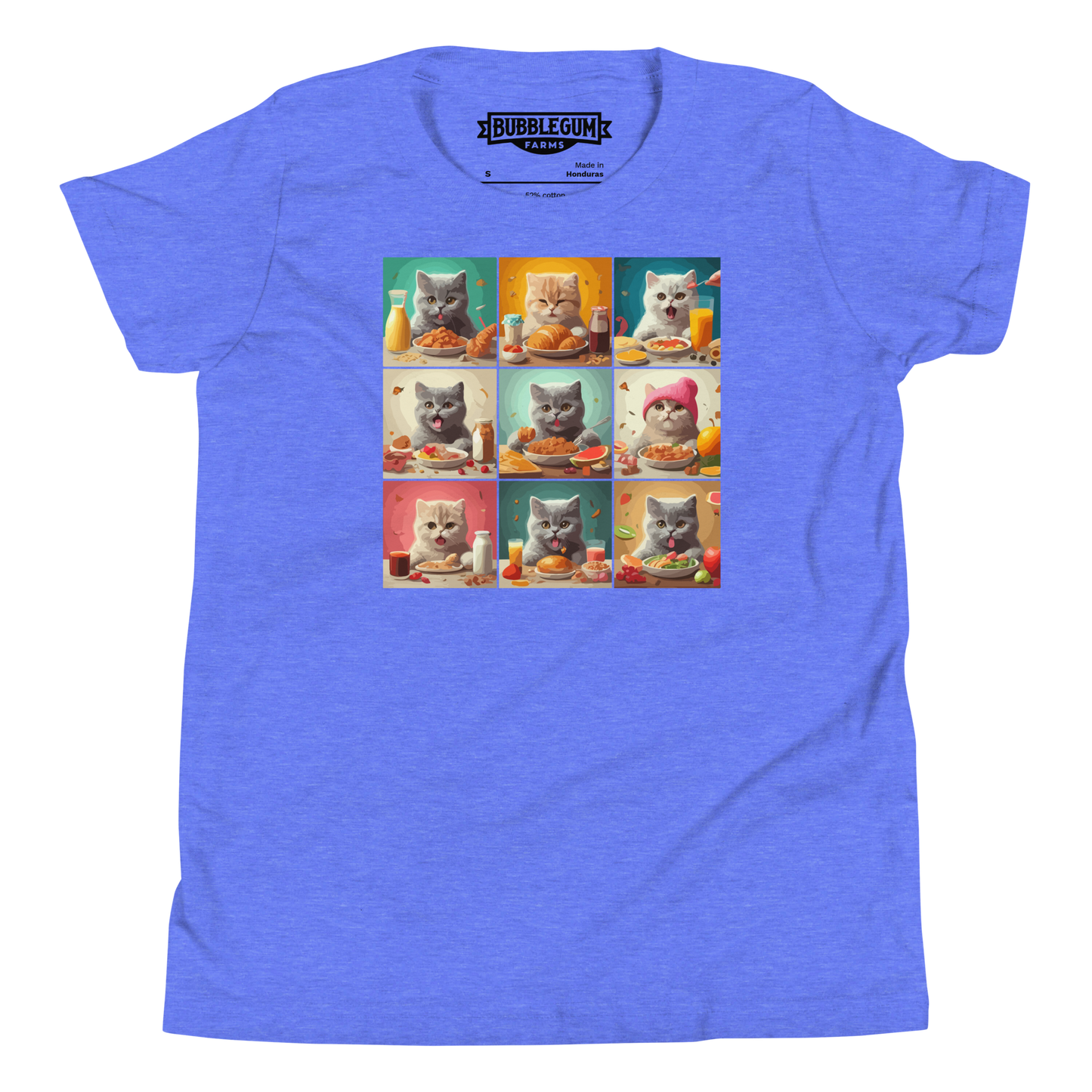 Kittens Eating Collage - Youth Staple Tee