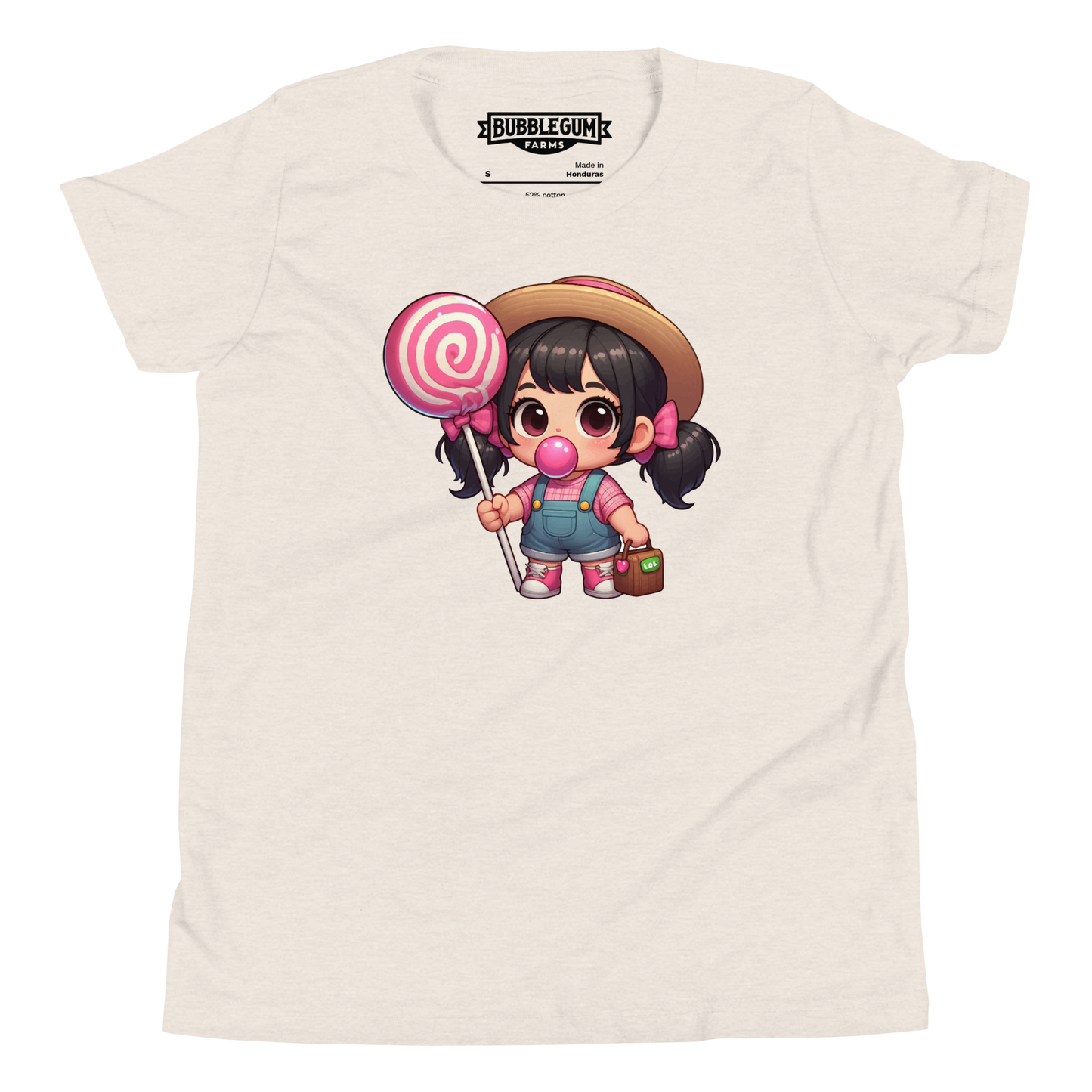Pigtails and Lolipops - Youth Staple Tee