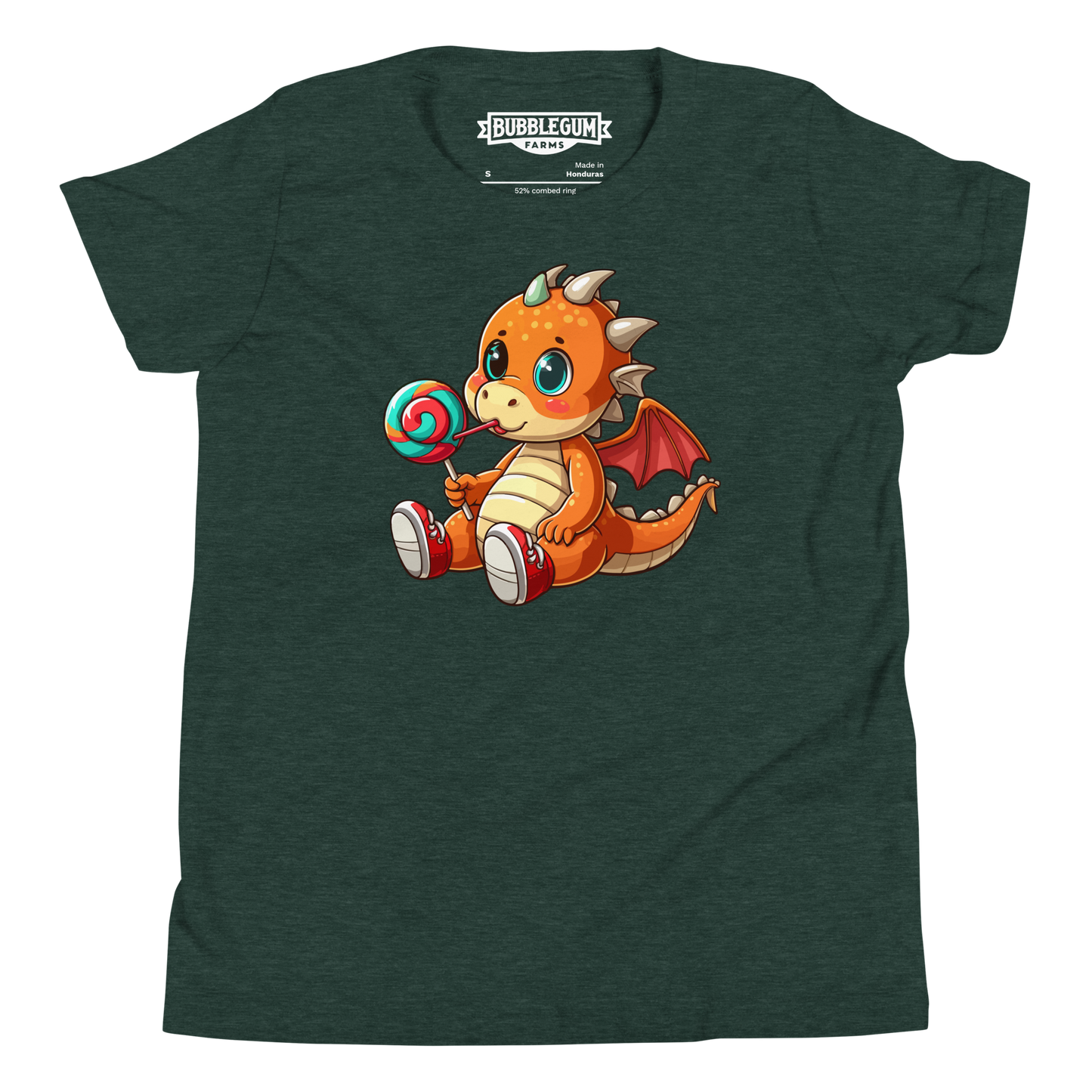Baby Dragon with Lolipop - Youth Staple Tee
