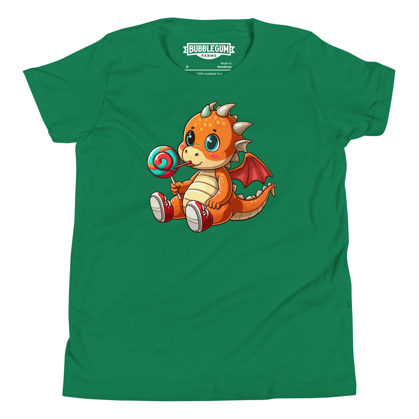 Baby Dragon with Lolipop - Youth Staple Tee