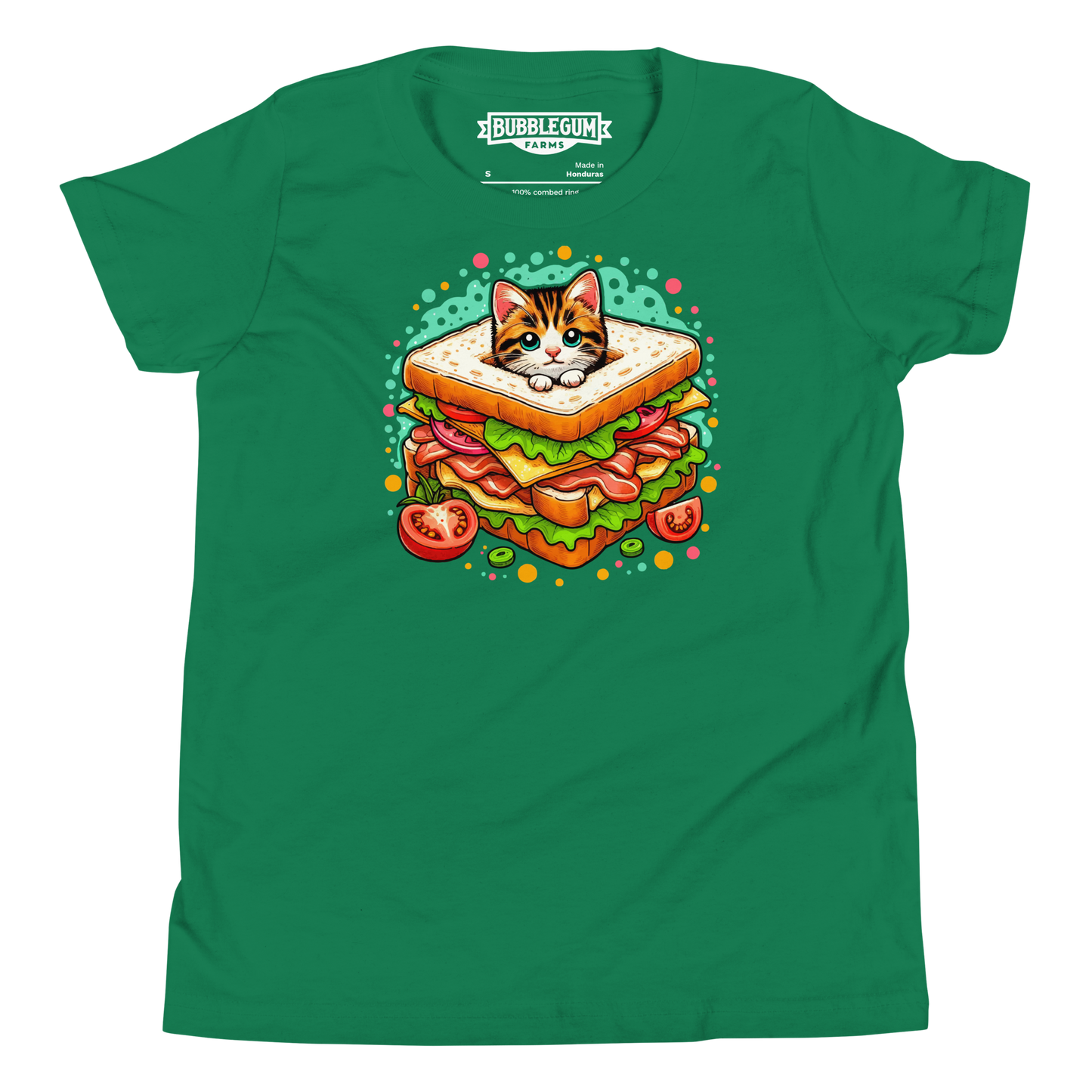 Kitten in a Sandwich - Youth Staple Tee