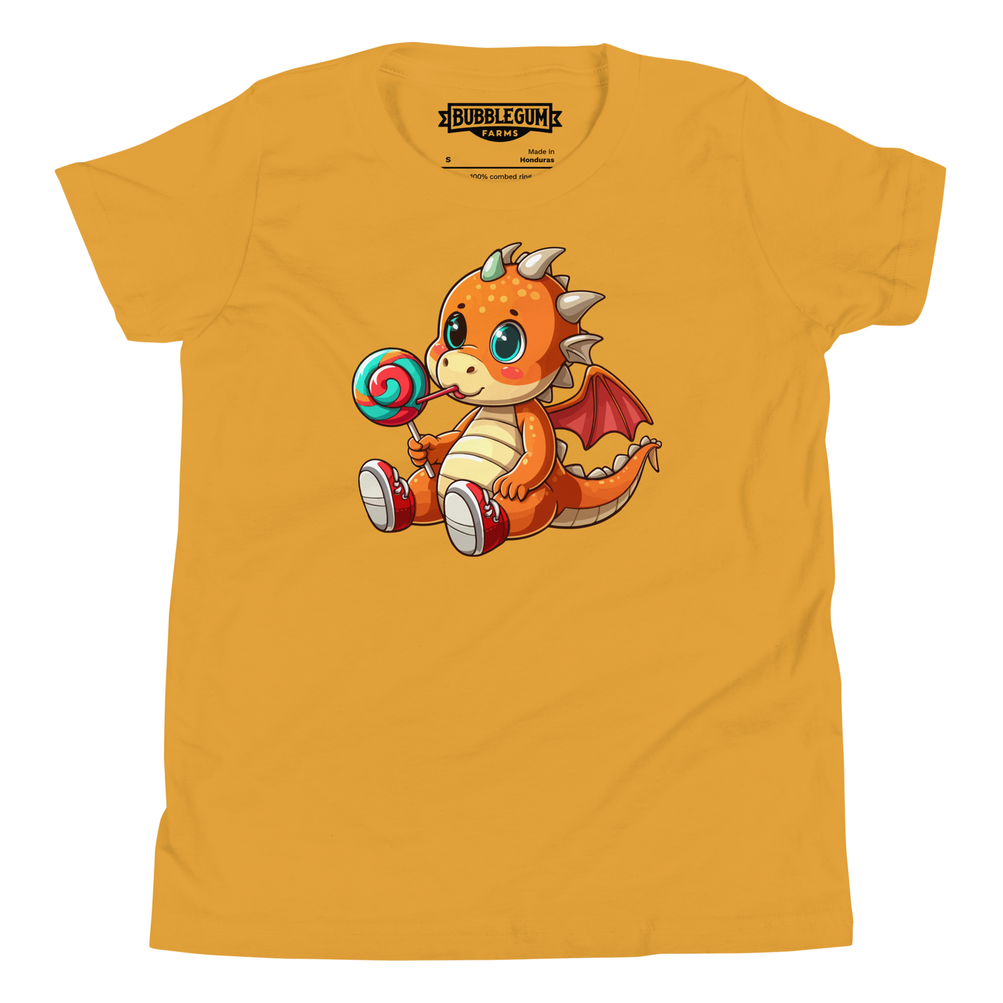 Baby Dragon with Lolipop - Youth Staple Tee