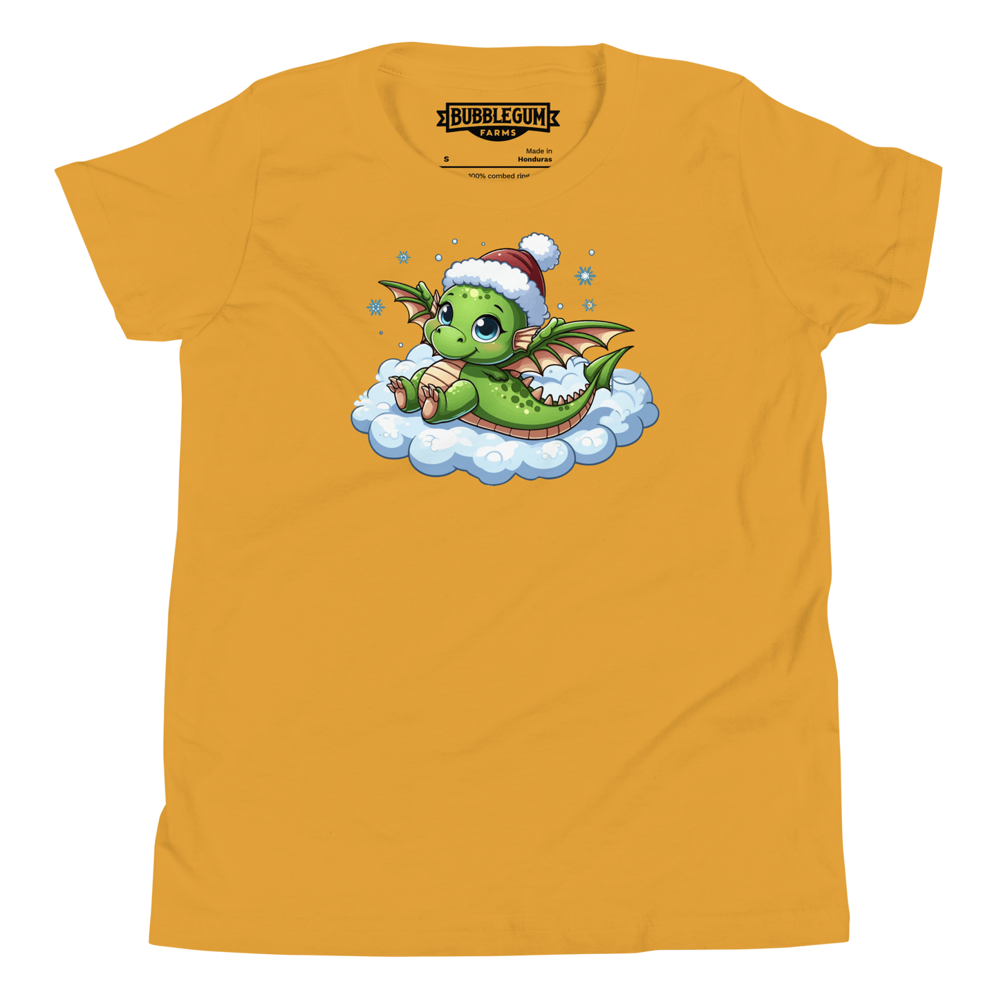 Green Dragon in the Clouds - Youth Staple Tee