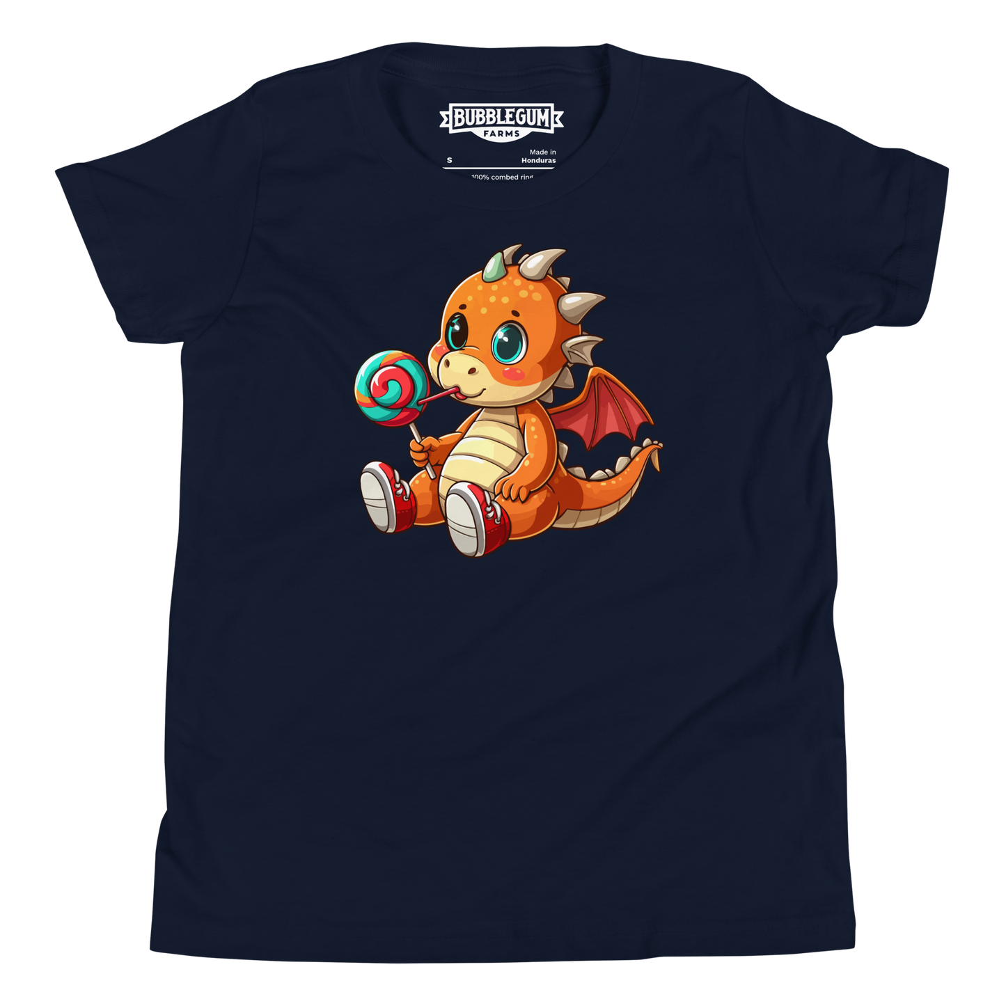 Baby Dragon with Lolipop - Youth Staple Tee