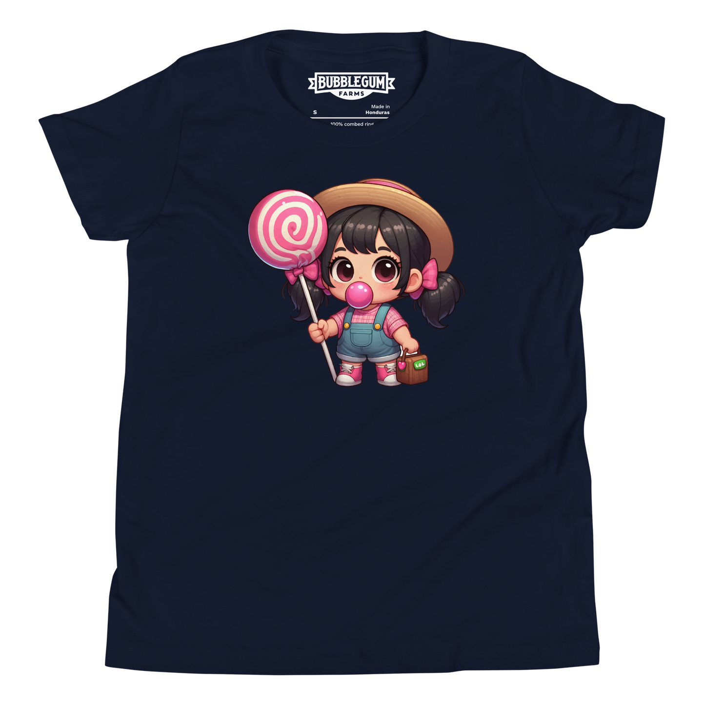 Pigtails and Lolipops - Youth Staple Tee