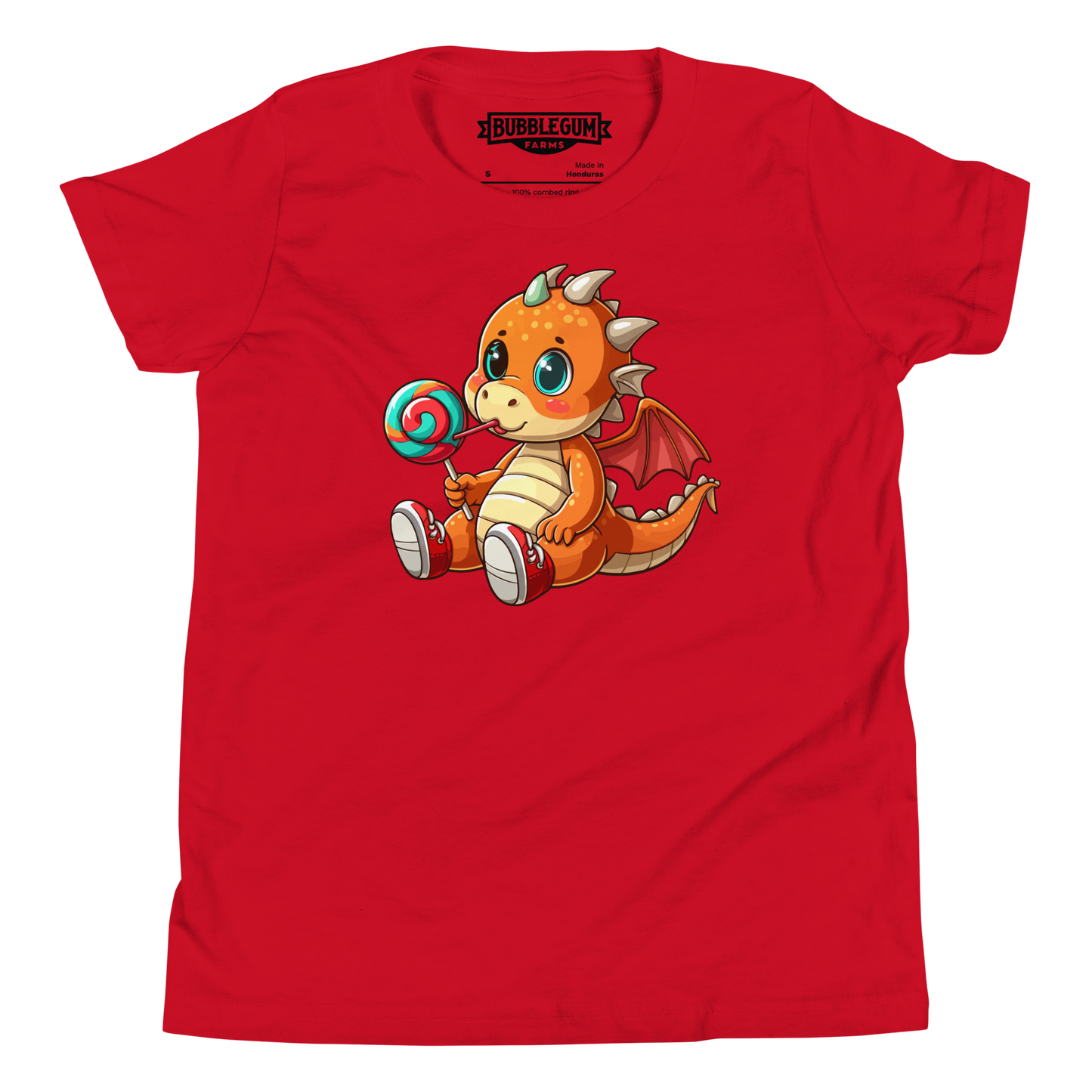 Baby Dragon with Lolipop - Youth Staple Tee