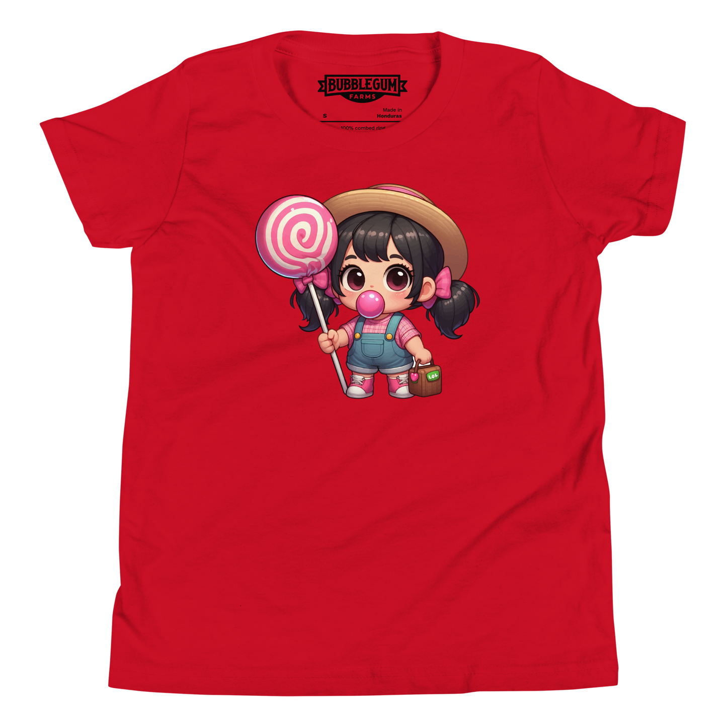 Pigtails and Lolipops - Youth Staple Tee