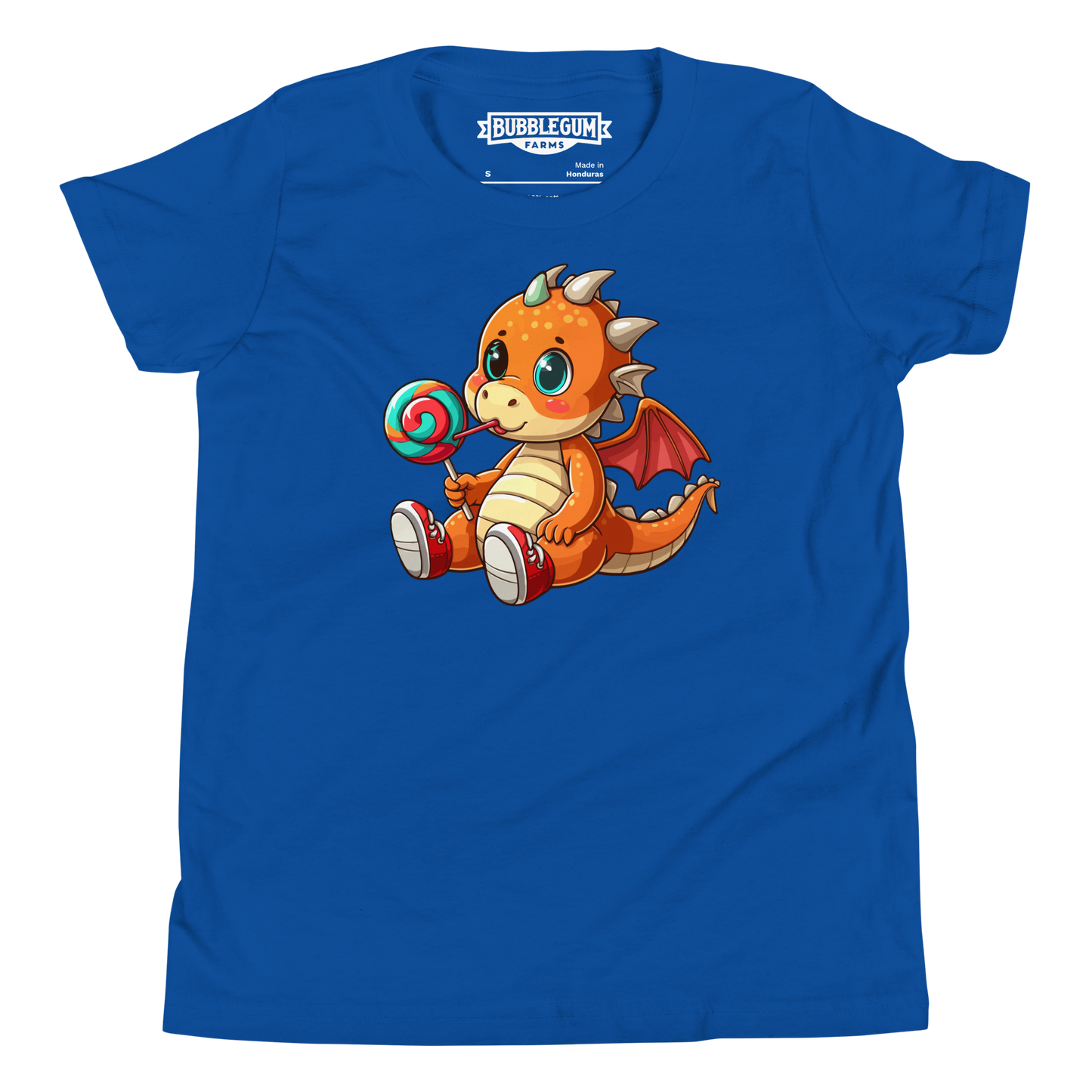 Baby Dragon with Lolipop - Youth Staple Tee