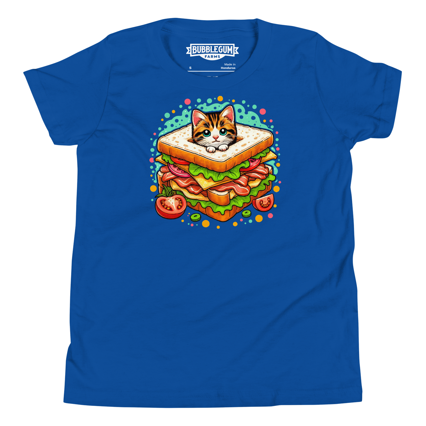 Kitten in a Sandwich - Youth Staple Tee