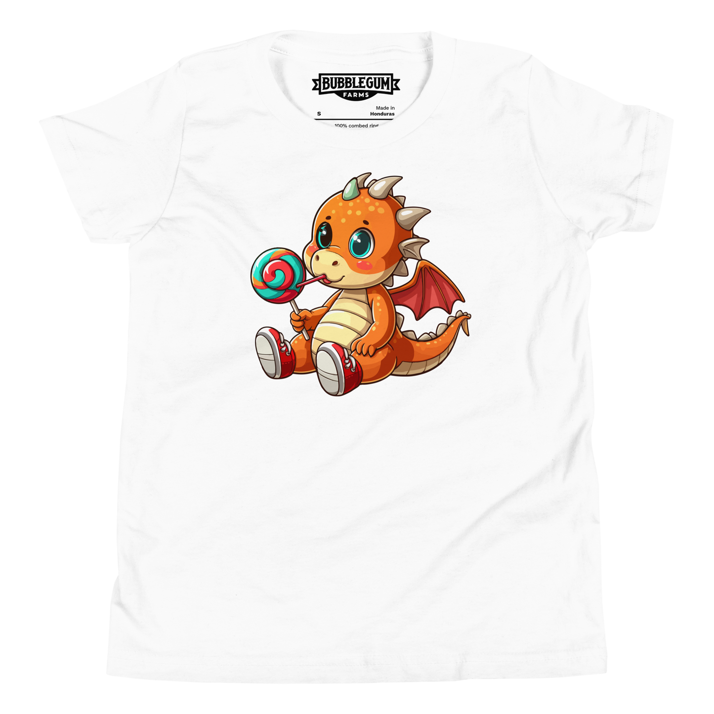 Baby Dragon with Lolipop - Youth Staple Tee