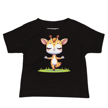 Giraffe doing Yoga - Baby Tee