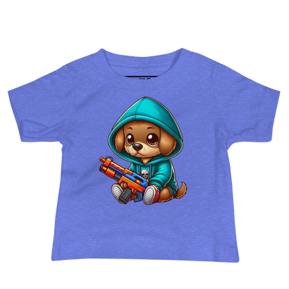 Brown Puppy with Foam Dart Blaster - Baby Tee