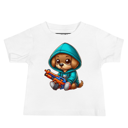 Brown Puppy with Foam Dart Blaster - Baby Tee