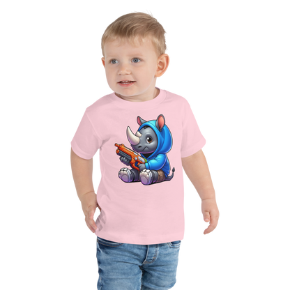 Baby Rhino with Foam Dart Blaster - Toddler Tee