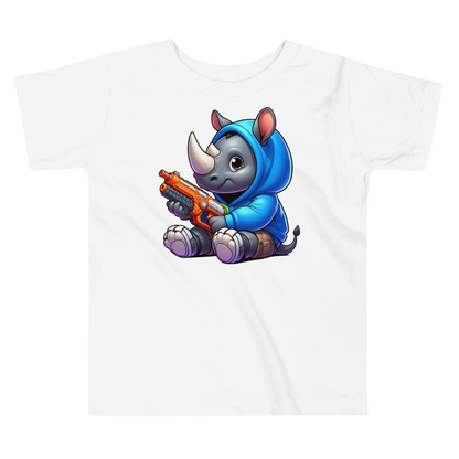 Baby Rhino with Foam Dart Blaster - Toddler Tee