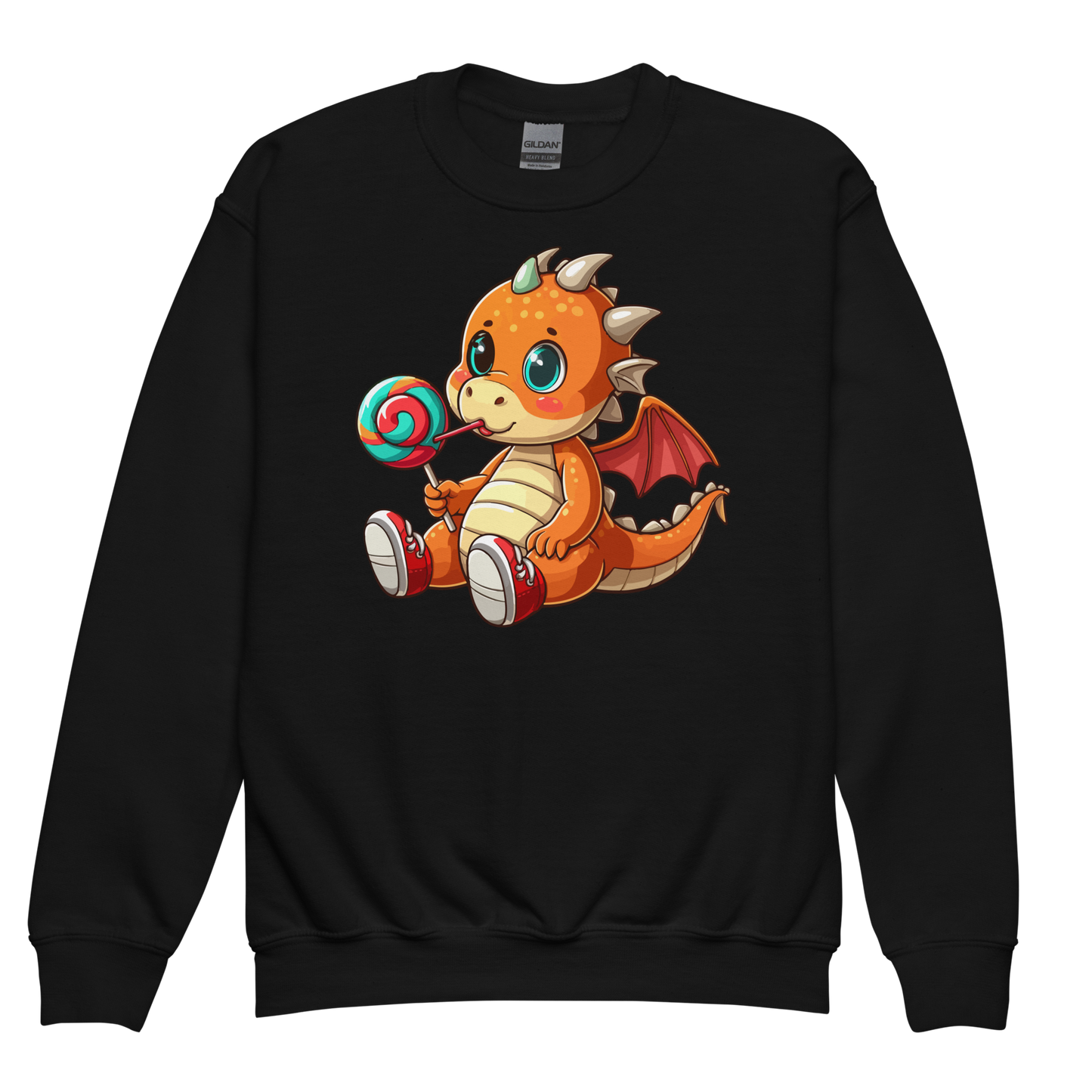 Baby Dragon with Lolipop - Youth Sweatshirt