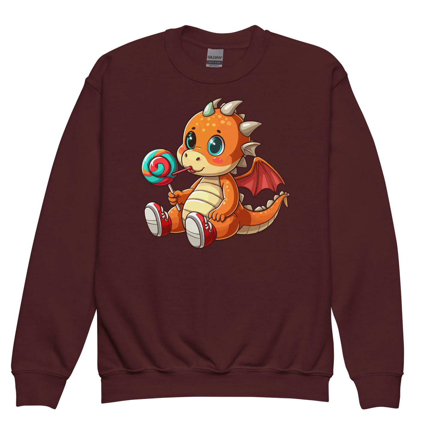 Baby Dragon with Lolipop - Youth Sweatshirt