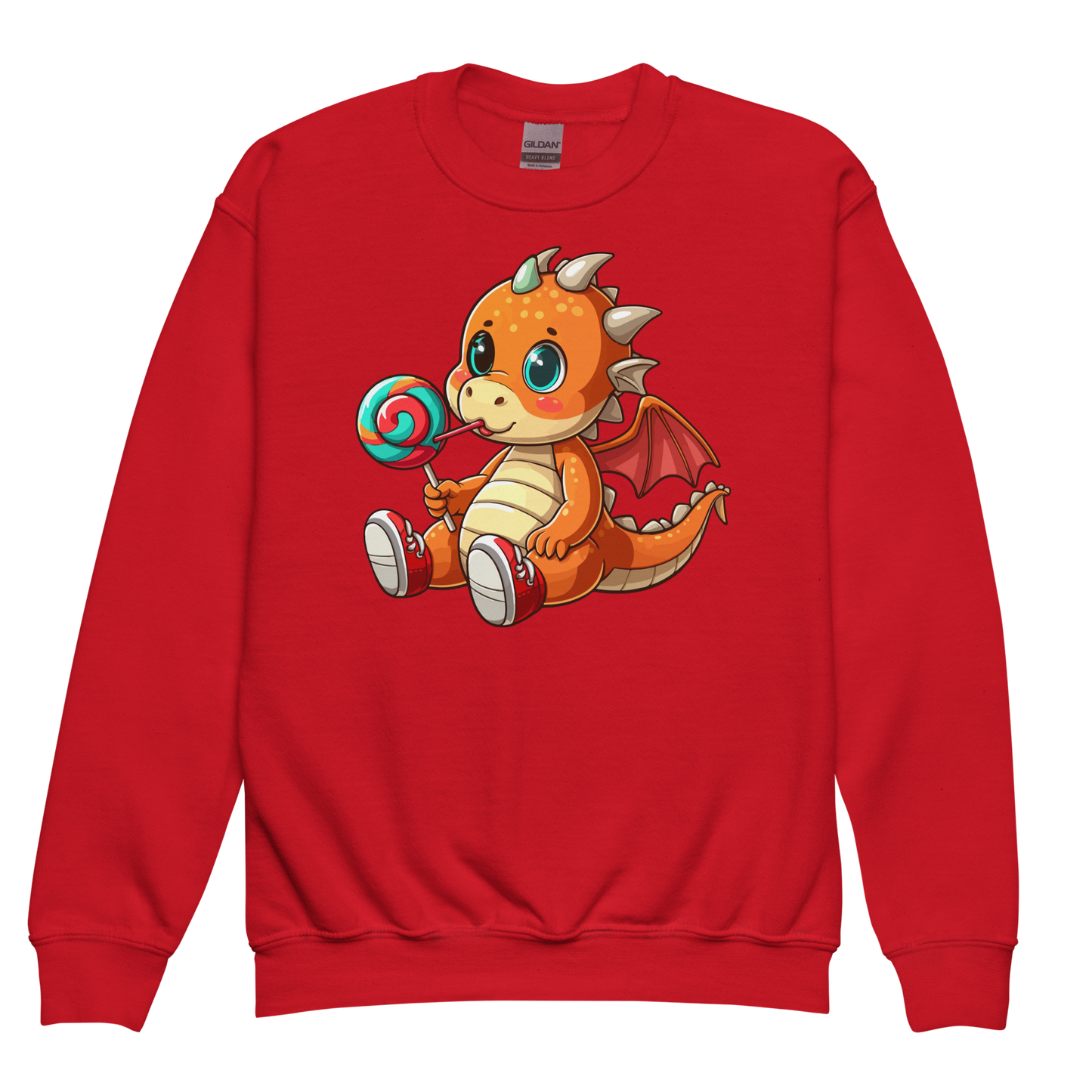 Baby Dragon with Lolipop - Youth Sweatshirt