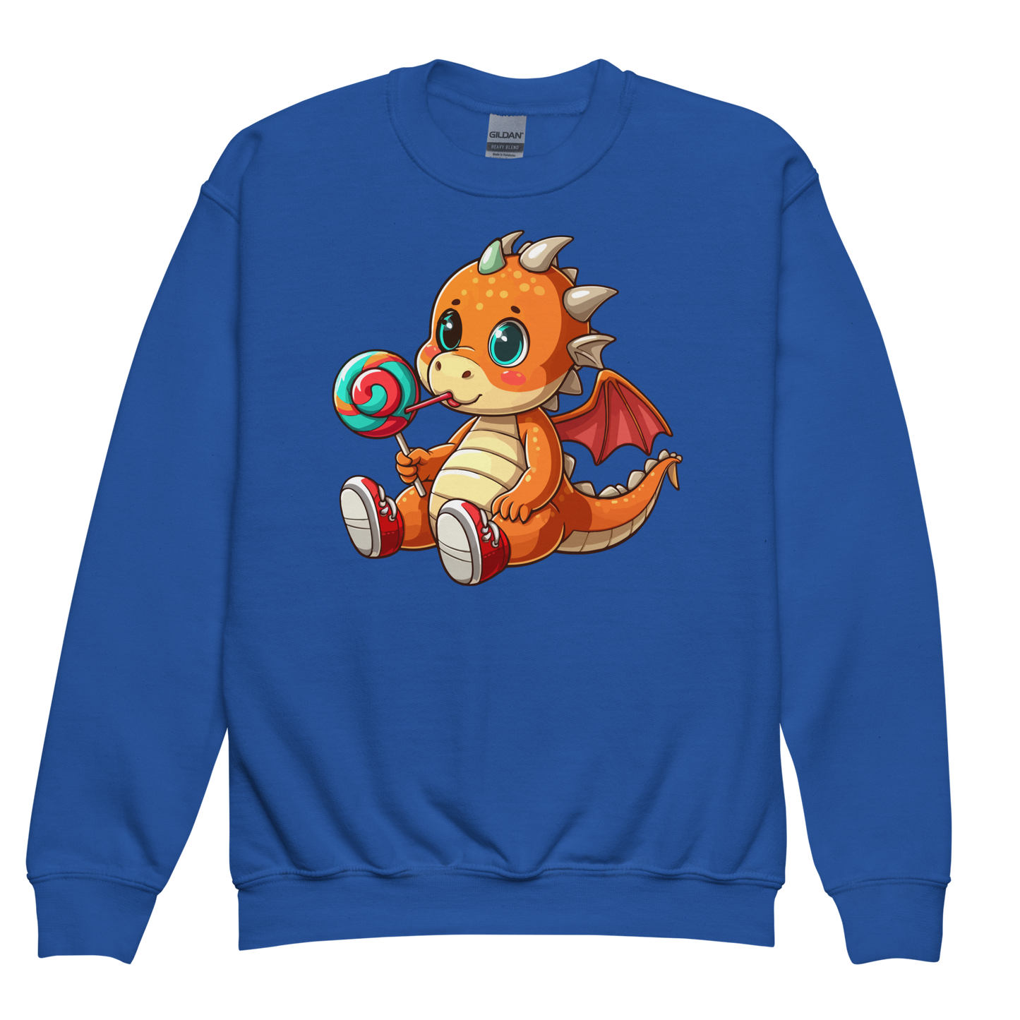 Baby Dragon with Lolipop - Youth Sweatshirt