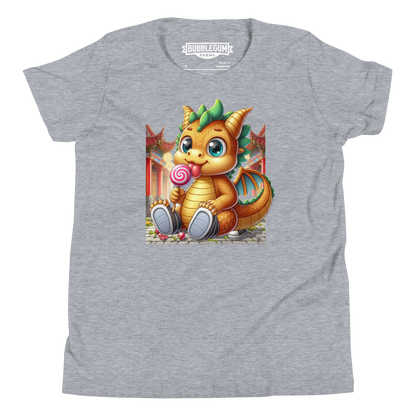 Dragon in Town with Lolipop - Youth Staple Tee