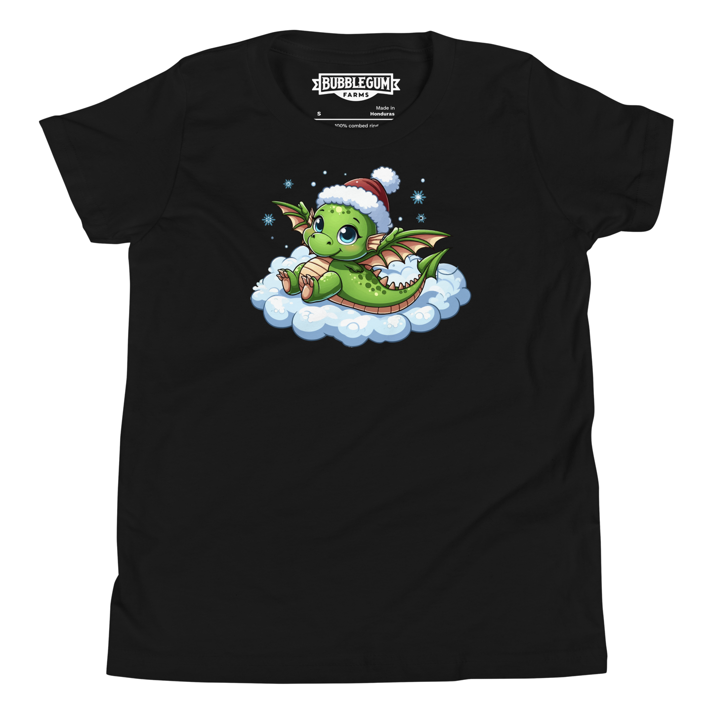 Green Dragon in the Clouds - Youth Staple Tee