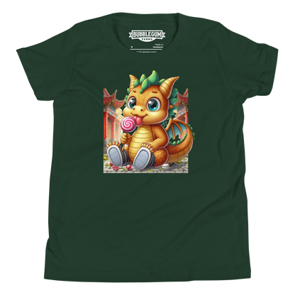 Dragon in Town with Lolipop - Youth Staple Tee