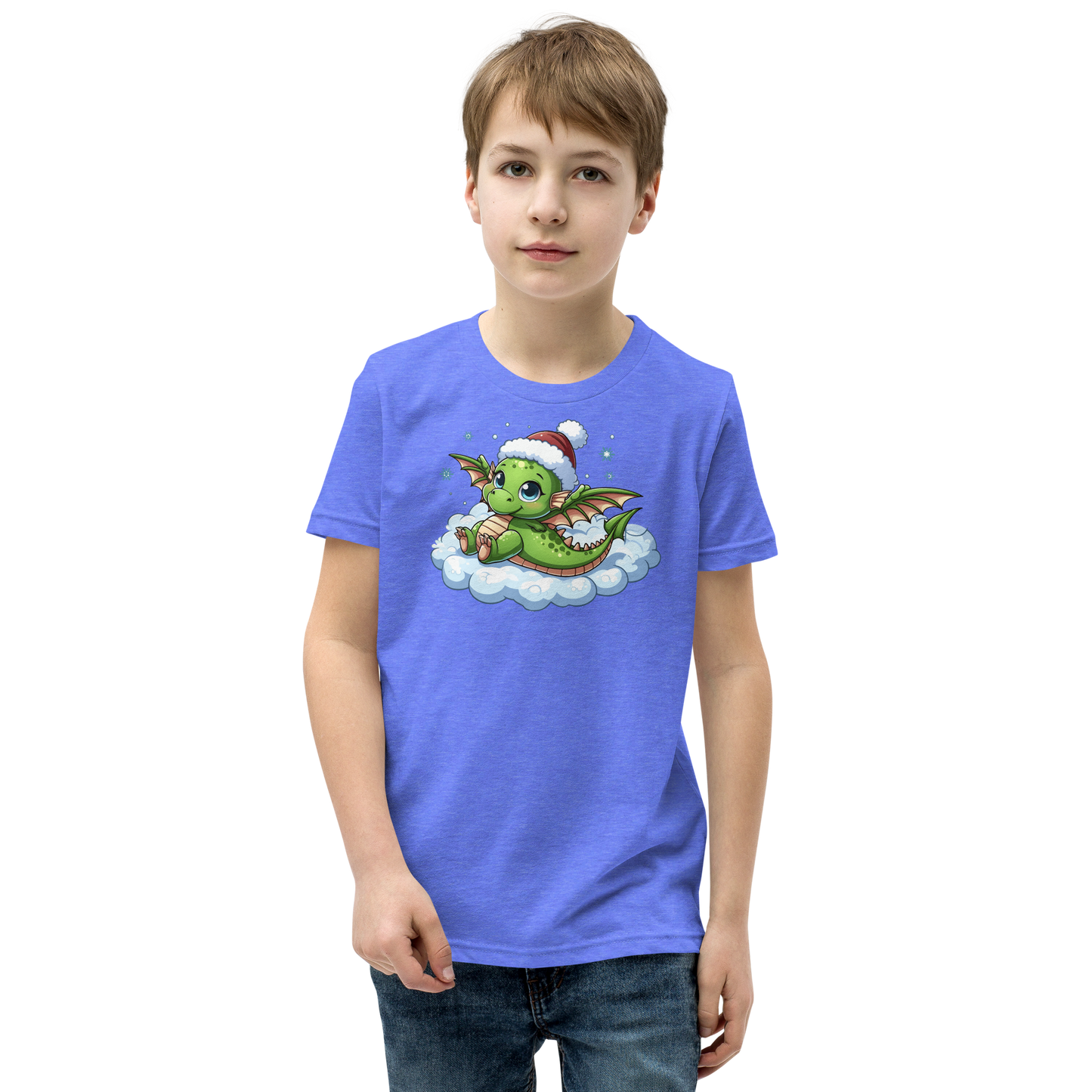Green Dragon in the Clouds - Youth Staple Tee