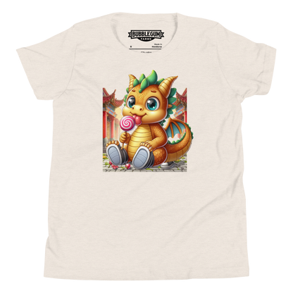 Dragon in Town with Lolipop - Youth Staple Tee