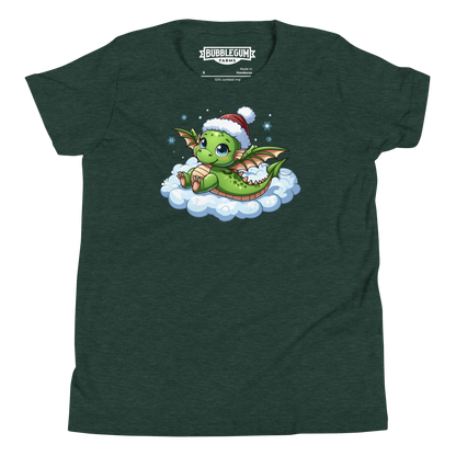 Green Dragon in the Clouds - Youth Staple Tee