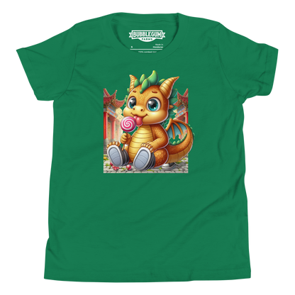 Dragon in Town with Lolipop - Youth Staple Tee
