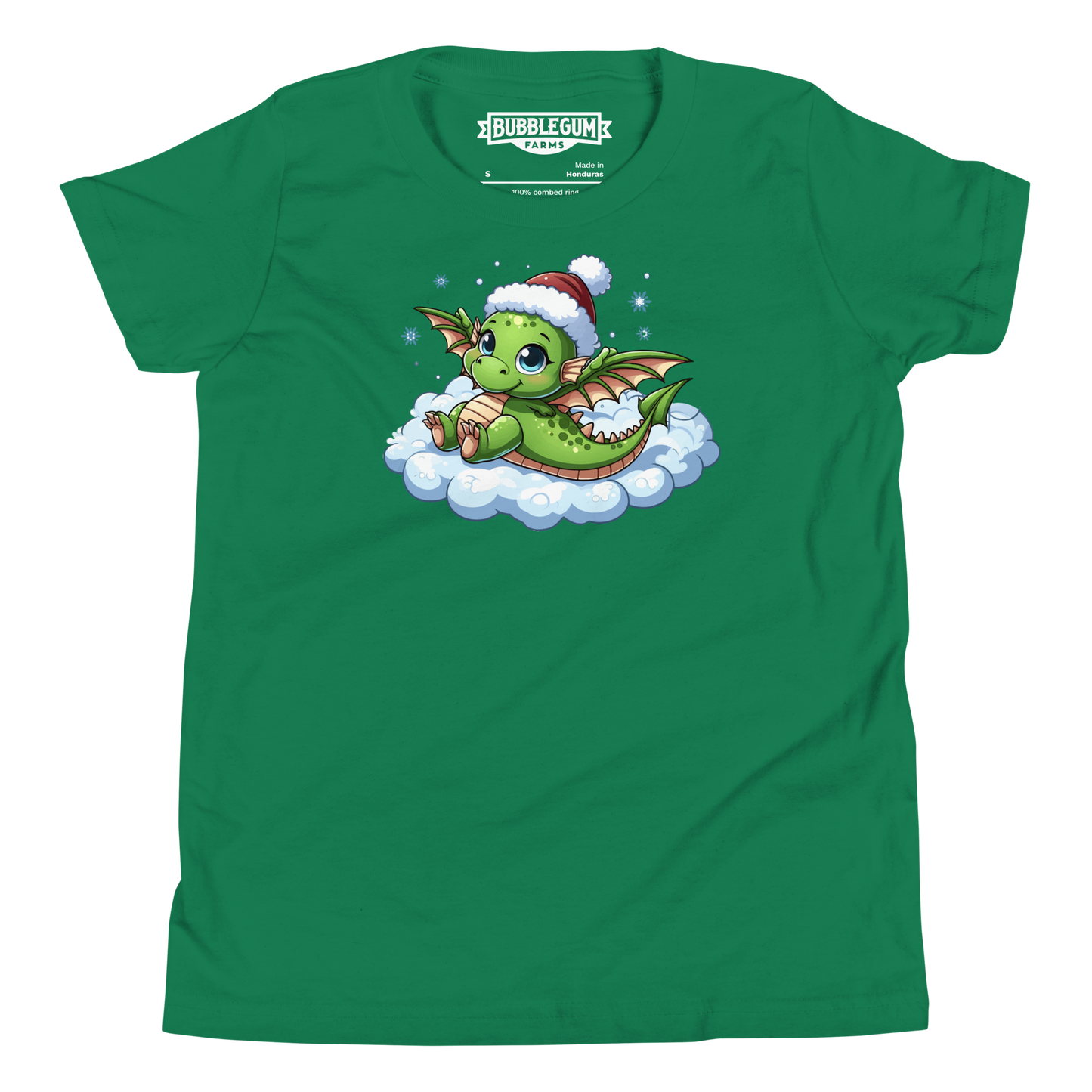 Green Dragon in the Clouds - Youth Staple Tee