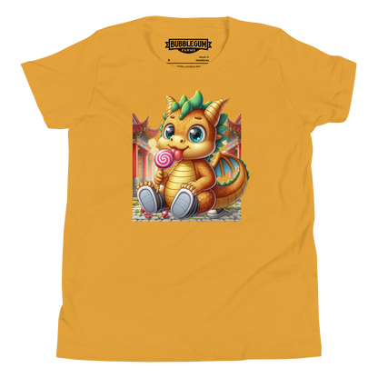 Dragon in Town with Lolipop - Youth Staple Tee