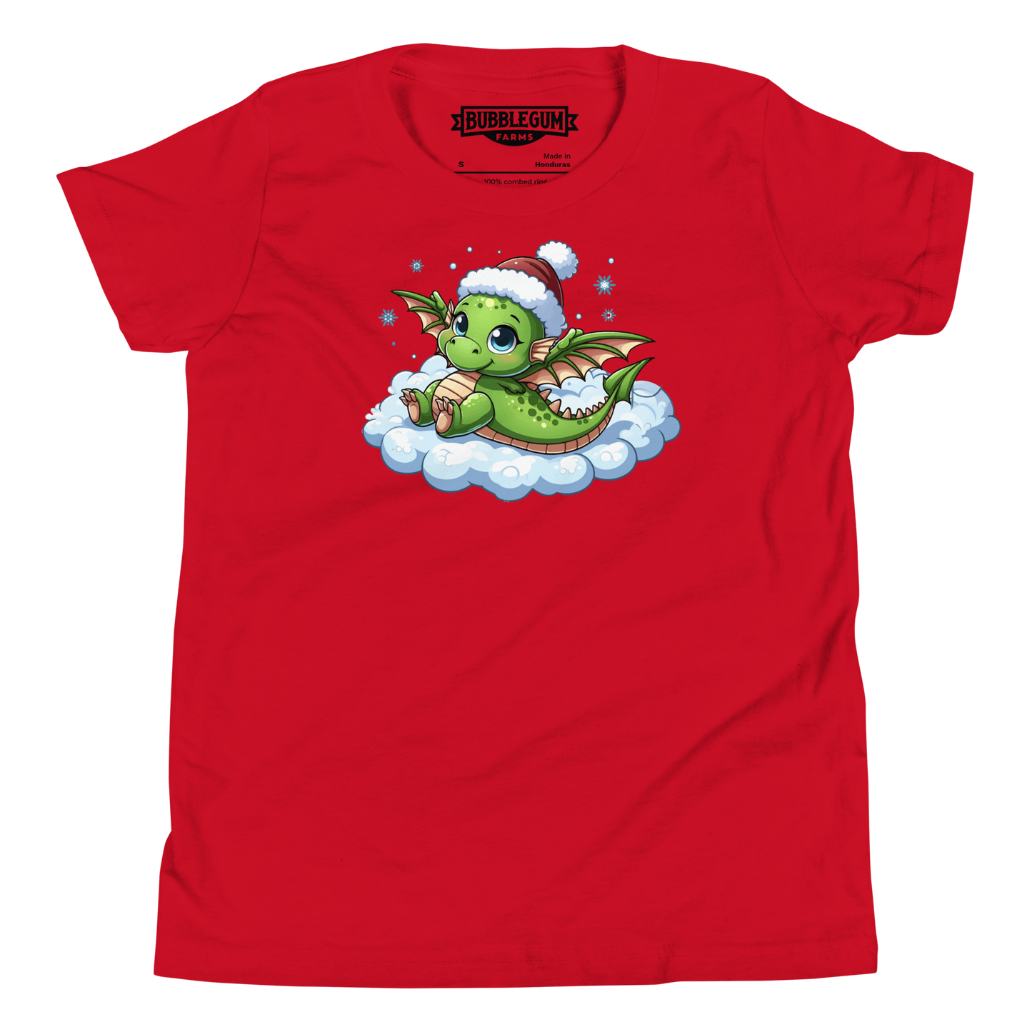 Green Dragon in the Clouds - Youth Staple Tee