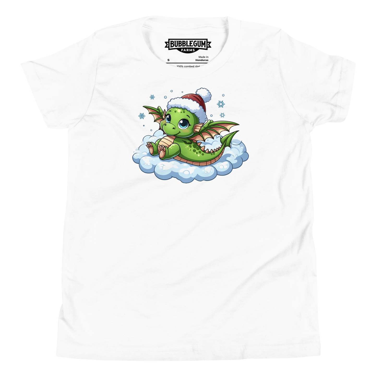 Green Dragon in the Clouds - Youth Staple Tee